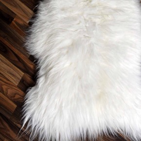 XXL ÖKO Schaffell Lammfell weiß 120x70 Hundebett Tierbett #7936