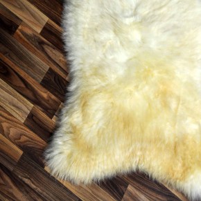 XXL ÖKO Schaffell Lammfell weiß 125x65 Hundebett Tierbett #7942