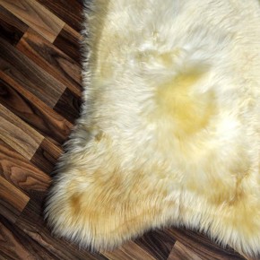 XXL ÖKO Schaffell Lammfell weiß 120x70 Hundebett Tierbett #7948