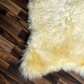 XL ÖKO Schaffell Lammfell weiß 115x70 Hundebett Tierbett #7952