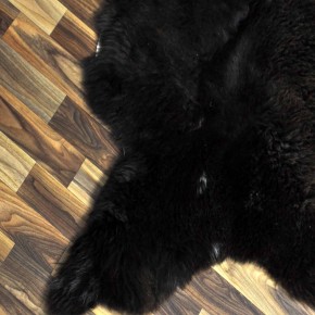 XL ÖKO Schaffell Lammfell braun weiß 115x75 Hundebett Tierbett #7969