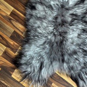 XL Island Schaffell grau schwarz geflammt 110x65 Krampus #8026 XL Island Schaffell grau schwarz geflammt 110x65 Krampus #8026