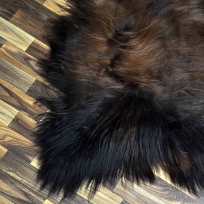 XXL ÖKO Island Schaffell schwarz braun geflammt 120x80 Feuer Kamin #8043 XXL ÖKO Island Schaffell schwarz braun geflammt 120x80 Feuer Kamin #8043