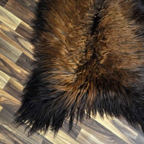 XXL ÖKO Island Schaffell schwarz braun geflammt 120x80 Feuer Kamin #8045 XXL ÖKO Island Schaffell schwarz braun geflammt 120x80 Feuer Kamin #8045