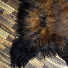 XXL ÖKO Island Schaffell schwarz braun geflammt 120x80 Feuer Kamin #8049 XXL ÖKO Island Schaffell schwarz braun geflammt 120x80 Feuer Kamin #8049