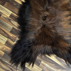 XXL ÖKO Island Schaffell schwarz braun geflammt 125x75 Feuer Kamin #8054 XXL ÖKO Island Schaffell schwarz braun geflammt 125x75 Feuer Kamin #8054