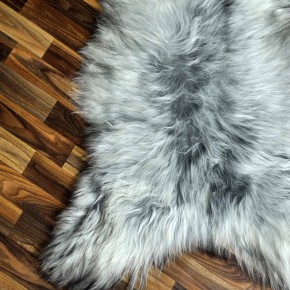 XXXL ÖKO Island Schaffell grau schwarzbraun 130x75 Krampus #8073 XXXL ÖKO Island Schaffell grau schwarzbraun 130x75 Krampus #8073