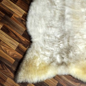 XXXL ÖKO Schaffell Lammfell beige braun 135x80 Teppich Geschenk #8099 XXXL ÖKO Schaffell Lammfell beige braun 135x80 Teppich Geschenk #8099