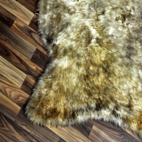 XXL ÖKO Schaffell Lammfell weiß braun geflammt 125x80 Hundebett #8142 XXL ÖKO Schaffell Lammfell weiß braun geflammt 125x80 Hundebett #8142
