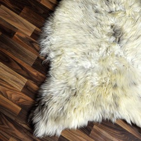 XXL ÖKO Schaffell Lammfell beige braun 125x80 Teppich Geschenk #8145