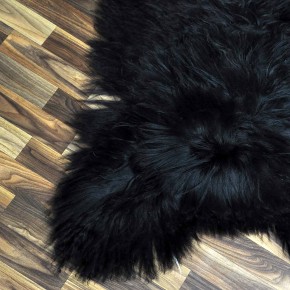 XXL ÖKO Island Schaffell schwarzbraun 125x80 Geschenk #8170