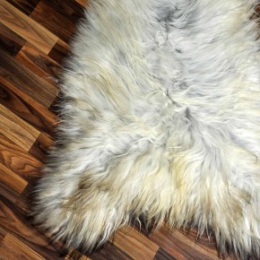 XXXL ÖKO Island Schaffell grau beige braun 130x80 Krampus #8186