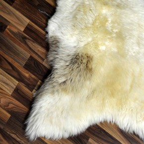 XXL ÖKO Schaffell Lammfell beige braun 120x75 Teppich Geschenk #8200