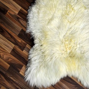 XL ÖKO Schaffell Lammfell beige braun 115x75 II.Wahl #8212