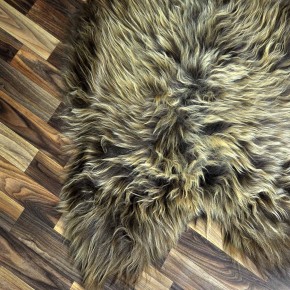 XXL ÖKO Island Schaffell Lammfell rost braun 120x80 #8244