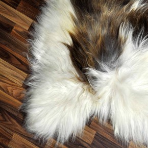 XXL ÖKO Island Schaffell beige braun 125x80 Krampus #8274