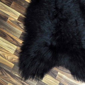 XL ÖKO Island Schaffell schwarzbraun 115x75 #8314