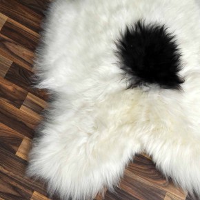 XXL ÖKO Island Schaffell beige schwarzbraun 125x75 #8369