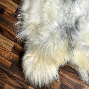 XXL ÖKO Island Schaffell grau beige braun 120x85 #8372