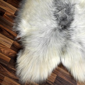 XXL ÖKO Island Schaffell grau beige braun 120x85 #8373