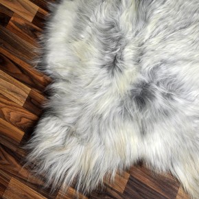 XXL ÖKO Island Schaffell grau beige 120x80 Lamm #8375