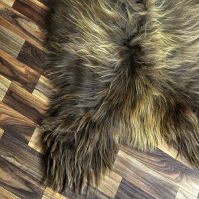ÖKO Island Schaffell Lammfell rost braun 105x75 Krampus #8401