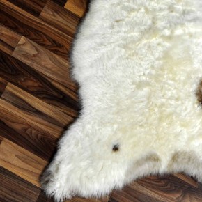 ÖKO Schaffell Lammfell beige braun 100x60 Hundebett #8425