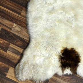 ÖKO Schaffell Lammfell beige braun 100x70 Hundebett #8429