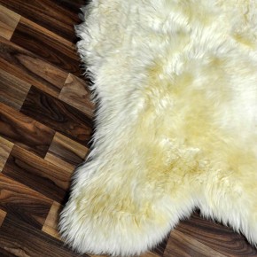 ÖKO Schaffell Lammfell beige braun 100x60 Hundebett #8435