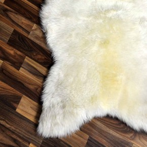 ÖKO Schaffell Lammfell beige braun 100x65 Hundebett #8439