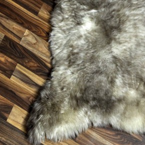 ÖKO Schaffell Lammfell beige braun 95x65 Kamin Fell #8442