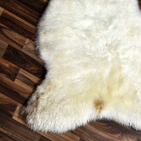 ÖKO Schaffell Lammfell beige braun 100x80 Kamin Fell #8448