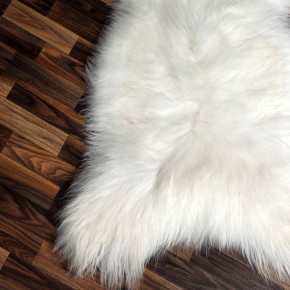 XXXL ÖKO Island Schaffell beige schwarzbraun 130x80 Fell #8471