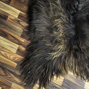 XXL ÖKO Island Schaffell Lammfell rost braun 125x80 Krampus #8508