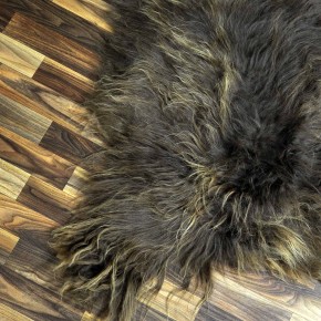 XXXL ÖKO Island Schaffell Lammfell rost braun 130x80 Krampus #8538