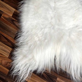 ÖKO Island Schaffell beige schwarzbraun 100x70 Perchten #8611