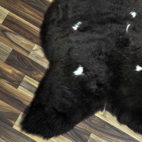 ÖKO Schaffell Lammfell braun beige 100x70 Couch Auflage #8661