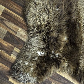 ÖKO Schaffell Lammfell braun beige 100x70 Couch Auflage #8668
