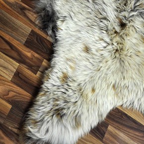 XXL ÖKO Schaffell Lammfell beige braun 120x75 Kamin Fell #8690
