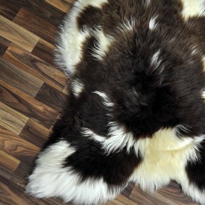 XXXL ÖKO Schaffell Lammfell beige braun 130x80 Sheepskin #8703