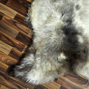 XXXL ÖKO Schaffell Lammfell beige braun 130x80 Kamin Fell #8709