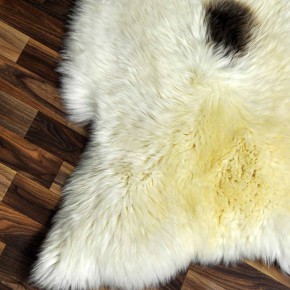 XXL ÖKO Schaffell Lammfell beige braun 120x75 Katzenbett #8710