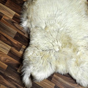 XXL ÖKO Schaffell Lammfell beige braun 125x80 Sheepskin #8715