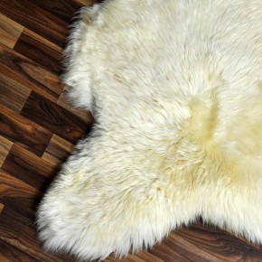 XXL ÖKO Schaffell Lammfell beige braun 125x80 Katzenbett #8716