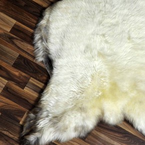 XXL ÖKO Schaffell Lammfell beige braun 120x80 Sheepskin #8718