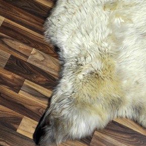 XXL ÖKO Schaffell Lammfell beige braun 120x75 Sheepskin #8719