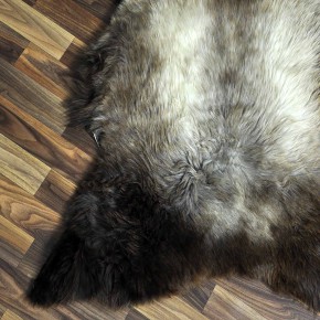 XL ÖKO Schaffell Lammfell beige braun 110x80 Kamin Fell #8724