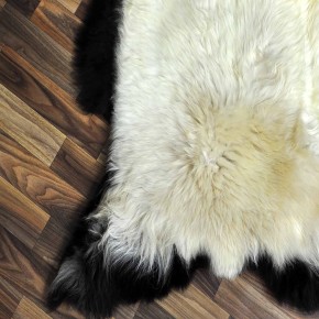 XXL ÖKO Schaffell Lammfell beige braun 120x70 Kamin Fell #8733