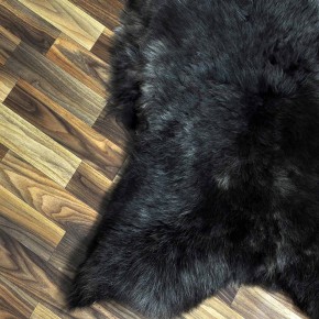 XXXL ÖKO Schaffell Lammfell braun grau 130x80 Kamin Fell #8744