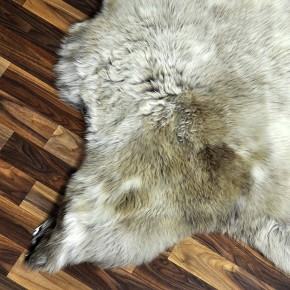 XL ÖKO Schaffell Lammfell beige braun 115x75 Sheepskin #8785